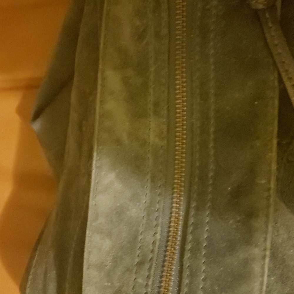 Baby Blue Suede/Leather Coach Hobo Woman Shoulder bag - Picture 9 of 9